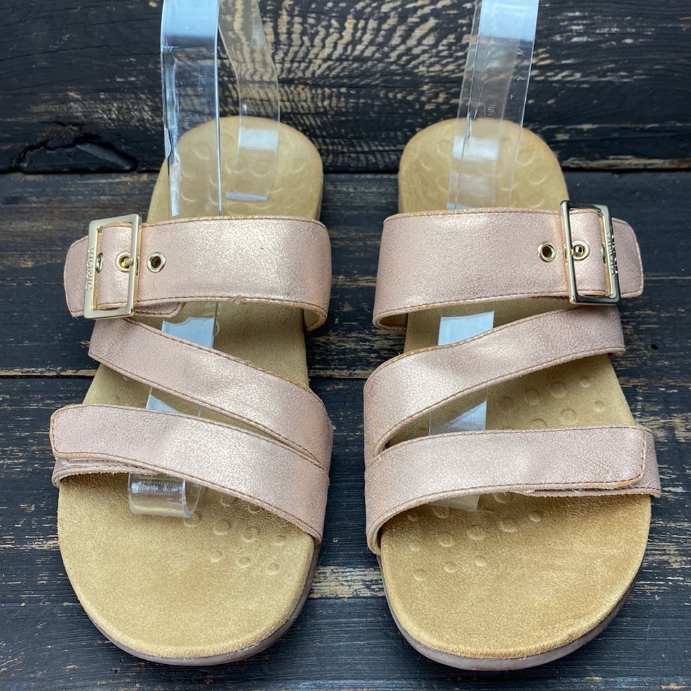 Vionic Skyler Adjustable Slide Sandals Size 9 - image 2